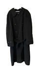 Ralph Lauren Mens 44R Belted Double Breasted Trench Over Coat Removable Liner