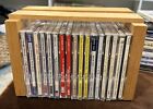 Napa Valley CD Storage Crate Holds 17 CDs Wood Media Holder Box Rack Organizer