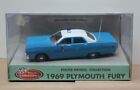 1969 PLYMOUTH FURY POLICE CARS - 1/43 Scale - White Rose - only 1 LEFT