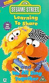 Sesame Street - Learning To Share / We All Sing Together (VHS/S, 1998)