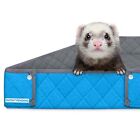 Critter Box Washable Cage Liner, Reversible Fleece Bedding with Raised Sides ...