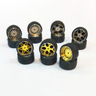 1/64 Scale Alloy Wheels Rubber Tires for Hot Wheels, Matchbox,Tomy,Tarmac Works