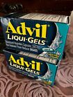 2- Advil 200mg Ibuprofen Liqui Gels 160  Liquid Filled Capsules Exp. 06/24