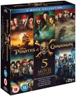 Pirates of the Caribbean 5-Movie Collection 1 2 3 4 5 Blu-ray Set Region Free