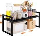 New ListingExpandable Kitchen Countertop Organizer Stackable Cabinet Shelf Organizers Space