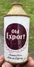 Vintage Old Export Beer Cumberland MD Cone Top Beer Can