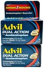 advil dual action 250mg 36 count exp sept 2025