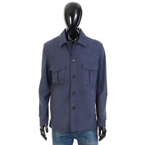 LORO PIANA 5825$ Shirt Jacket - Overshirt, Ultra-Soft Suede