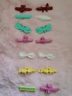 Goody's Vintage Plastic Snap Tight Barrettes Hair Clips - Lot of 14 - EUC