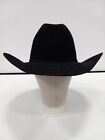 Larry Mahan Men's 8X Black Felt Cowboy Hat Size 7 3/4 MF0587K