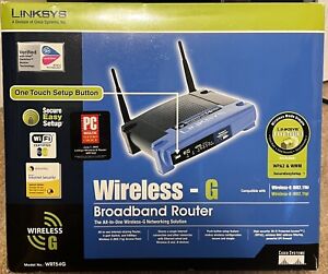 New ListingNEW  Linksys WRT54G 2.4 GHZ 4-Port Wireless G Broadband Router NEW
