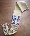 AUTHENTIC Antique Native American Made-N. Plains Indian-Sioux Beaded Pipebag 36
