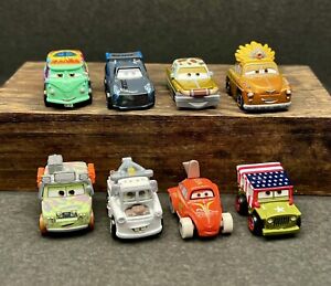 Disney Pixar Cars Mini Racers 2023 - Lot Of 8 Loose Diecast Cars ☆