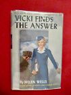 Vicki Finds the Answer by Helen Wells Vicki Barr Mylar Cover on Dust Jacket #2