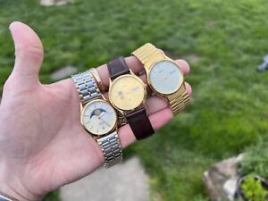 Vintage Seiko Mens Watch Lot (770518) (773574) (655709) UNTESTED