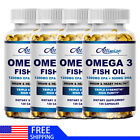 Omega 3 Fish Oil Capsules 3x Strength 3600mg EPA & DHA, Highest Potency 120PCS