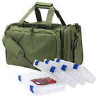 Osage River Deluxe Tackle Bag with 4 Tackle Box Organizers, Fishing Tackle