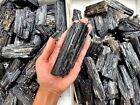 Large Black Tourmaline Stone Logs Raw Natural A-Grade Haystack Crystal Rods