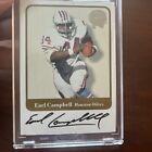 earl campbell auto card