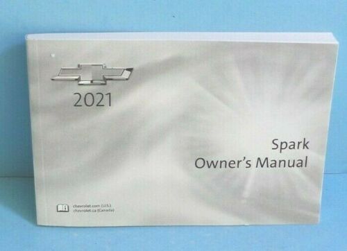 21 2021 Chevrolet Spark owners manual