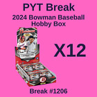 Washington Nationals - 2024 Bowman Baseball Hobby Full Case Break #1206