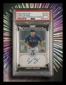 New Listing2023 Five Star Corey Seager Five Tool Phenom Auto 9/25 Pop 2 None Higher! MVP!