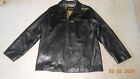 Vintage Wilson Pelle Studio Mens Black Leather Coat/Jacket Size L Preowned