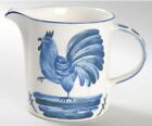 Sunrise by Mikasa Creamer Blue Rooster BY Laurie Gates Discontinued 3.75