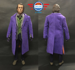 Custom 1/6 Scale Joker 2.0 Full Suit Set For Hot Toys Narrow Shoulder Body