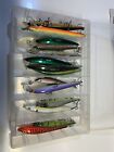 Lot Of 15 Fishing Lures Rapala, Storm, Yo-Zuri,  Bagley With Case