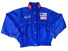 Canon Williams Formula 1 Racing Team Vintage Nylon Jacket Size L Blue Embroidery