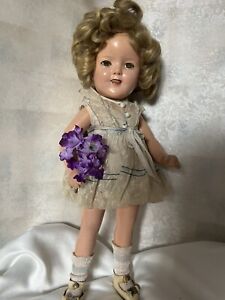 Vintage Compo Shirley Temple Doll 15
