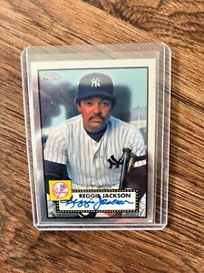 2021 Topps Chrome Reggie Jackson Auto Autograph New York Yankees
