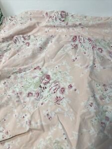 2 Pillowcases Shams Simply Shabby Chic Pink Floral Set Standard