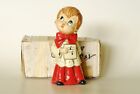 Vintage Josef Originals Singing Choir Boy Figurine 6” Japan Christmas Red