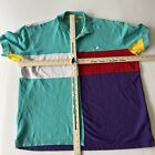 Staple Pigeon Polo Shirt Men's XL (Runs Small) Colorblock 90's Theme