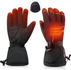 Heated Rechargeable Electric Gloves Size XL Skiing Snowboarding Waterproof