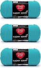 Bundle of 3 Red Heart Super Saver Yarn - Perfect for All Your Crafting Needs!