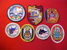 ( 7 )  NEW US Navy Submarine Boat patches - Dealer lot of patches ships crests