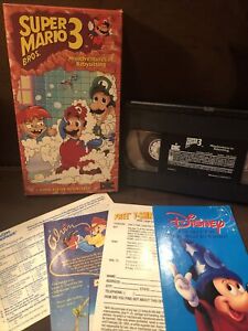 Super Mario Bros 3 Misadventures in Babysitting VHS Tape (1990) Nintendo