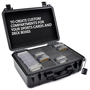 XL Graded Card Storage Box Case For 200+ BGS PSA Sports Trading Cards Waterproof