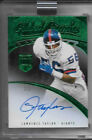 2021 Panini Eminence Lawrence Taylor Gilded Graphs Emerald Auto 2/3 Autograph