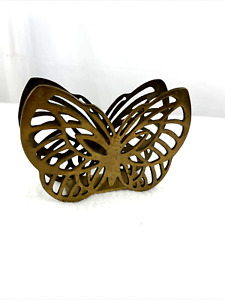 New ListingCrowning Touch Collection VINTAGE Brass Butterfly Napkin or Letter Holder