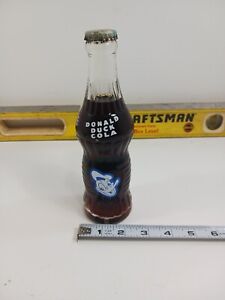 New ListingVintage Donald Duck Cola Bottle, Full, Rare, Very Hard To Find