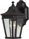 OL5400BK Cotswold Lane Outdoor Patio Lighting Wall Lantern, Black, 1-Light (7
