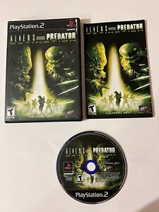 Aliens vs. Predator: Extinction (PlayStation 2) PS2 Complete CIB, Black Label