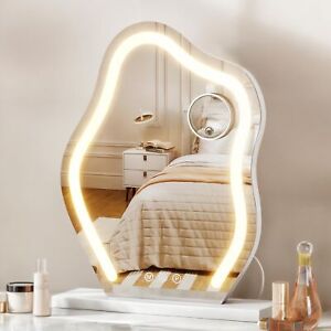 Vanity Mirror with LightsTabletop Lighted Makeup Mirror LED Lights Cloud Shape
