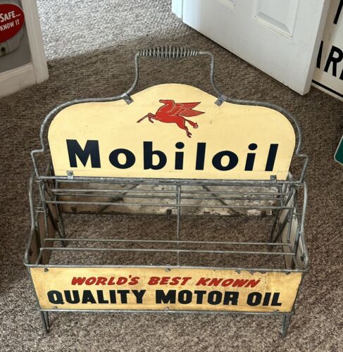 Mobil Oil Can Rack