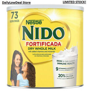 Nestle NIDO Fortificada Whole Milk Powder (4.85 lbs.) NEW FRESH STOCK