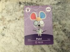 438 PETRI Animal Crossing Amiibo Authentic Nintendo Mint Card From Series 5